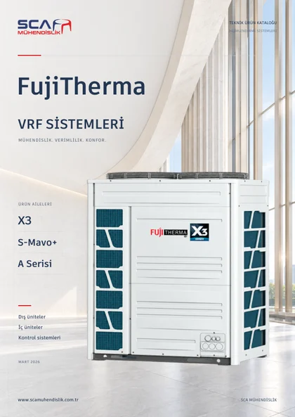 SCA FujiTherma VRF kataloğu kapağı