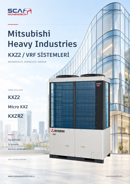 SCA Mitsubishi Heavy VRF kataloğu kapağı