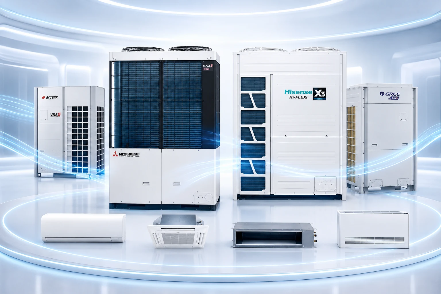 VRF Dış üniteleri ve iç üniteleri